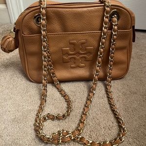 Tory Burch Crossbody double gold chain bag